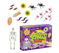 Funny Prank Jokes Set - Classic Props Gag Tricks Collection, 12 Piece Comedy Kit with Laughs, Novelty Toy Pair with Fun, Party Entertainment Accessory, Joke Supplies for April Fools, School, Office