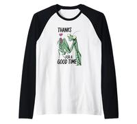 Funny Praying Mantis Breakup Thanks For A Good Time Raglan Baseball Tee