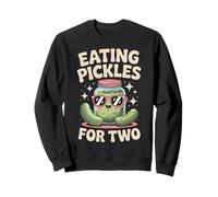 Funny Pregnancy Eating Pickles For Two Reveal Sweatshirt