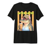Funny Preppy Alligator Gator Humor Later tee Beach Summer Premium T-Shirt