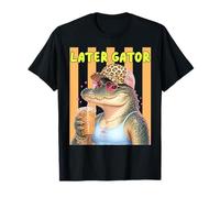 Funny Preppy Alligator Gator Humor Later tee Beach Summer T-Shirt