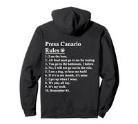 Funny Presa Canario Dog Rules Pullover Hoodie