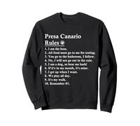Funny Presa Canario Dog Rules Sweatshirt