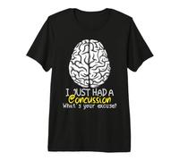 Funny Present - 'Excuse' Head Injury Concussion Premium T-Shirt
