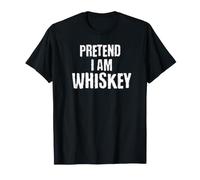 Funny Pretend I Am Whiskey Lazy Halloween Costume T-Shirt