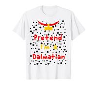 Funny Pretend I'm A Dalmatian Costume Funny retro halloween T-Shirt