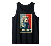 Funny Prickly Porcupine, Funny Bad Mood Shirt, Nature Lover Tank Top
