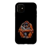 Funny Primate Love Saying Between Orangutan And Monkey Case for iPhone 11
