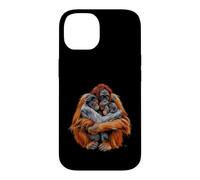 Funny Primate Love Saying Between Orangutan And Monkey Case for iPhone 14