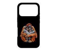 Funny Primate Love Saying Between Orangutan And Monkey Case for iPhone 17 Pro