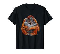 Funny Primate Love Saying Between Orangutan and Monkey T-Shirt
