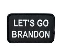 Funny Print Patches, Let's Go Brandon Patch Military Tactical Morale Badge Hook and Loop Sew On for Clothing, Dress, Hat, Backbags