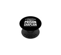 Funny Prison Chaplain Saying Of Course Im Awesome PopSockets Adhesive PopGrip