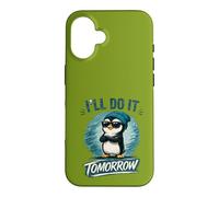 Funny Procrastination Quote, Cute Little Humor Design Case for iPhone 16