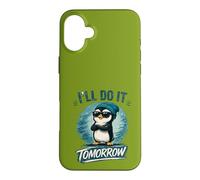 Funny Procrastination Quote, Cute Little Humor Design Case for iPhone 16 Plus