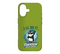 Funny Procrastination Quote, Cute Little Humor Design Case for iPhone 17