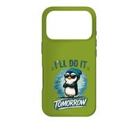 Funny Procrastination Quote, Cute Little Humor Design Case for iPhone 17 Pro