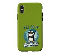 Funny Procrastination Quote, Cute Little Humor Design Case for iPhone X/XS