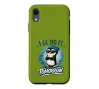 Funny Procrastination Quote, Cute Little Humor Design Case for iPhone XR