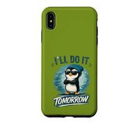 Funny Procrastination Quote, Cute Little Humor Design Case for iPhone XS Max