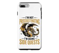 Funny Procrastination Side Quests Gaming Humor Design Case for iPhone 7 Plus/8 Plus