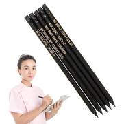 Funny Profession Pencil Set, 5 Dark Wooden Pencils With Words, Pencil Set For Adults, Portable Pencils For Daily Life Work, Encouraging Words Pencils For Teachers Accountants Nurses