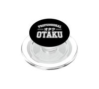 Funny Professional Otaku Saying Vintage Badge Style PopSockets PopGrip for MagSafe