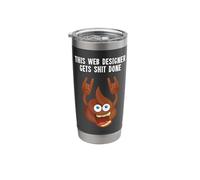 Funny Professional Web Designer - Front End Developer Stainless Steel Insulated Tumbler
