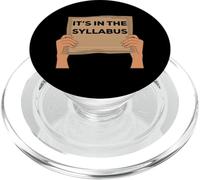 Funny Professor Saying It's In The Syllabus Teacher Semester PopSockets PopGrip for MagSafe