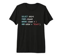 Funny Programmer Coder's Uniform Query Sarcastic Computer Premium T-Shirt