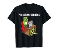 Funny Programmer T Rex Dinosaur Programming Coding Nerd Gift T-Shirt