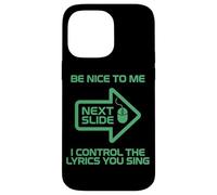 Funny Projectionist Shirt Be Nice I Control The Lyrics Case for iPhone 14 Pro Max