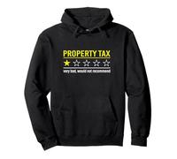 Funny Property Tax Review Libertarian Humor Pullover Hoodie
