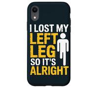 Funny Prosthetic User Leg Amputee Case for iPhone XR
