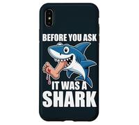 Funny Prosthetic User Leg Shark Amputee Case for iPhone XS Max