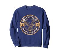 Funny PROTECTED BY FLYING MONKEYS Security Wizard Magical Sweatshirt