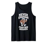 Funny Protein Shake or Protien Shakes Retro Tank Top