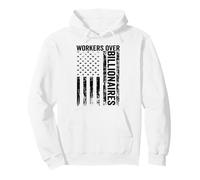 Funny Protest Social Justice Rally Workers Over Billionaires Pullover Hoodie
