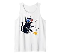 Funny Protesting Cat No King Tank Top