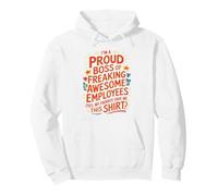 Funny Proud Boss Employee Appreciation Business Owners Pullover Hoodie