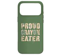 Funny PROUD CRAYON EATER Armed Forces FUBAR Tango Meme Case for iPhone 17 Pro Max
