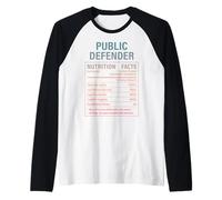 Funny Public Defender Raglan Baseball Tee