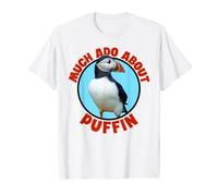 Funny Puffin Shakespeare Pun Much Ado About Nothing Meme T-Shirt