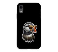Funny Puffin With Sunglasses Animal Graphic Case for iPhone XR