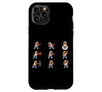 Funny Pug Boxer Dog Training Boxing Ring Case for iPhone 11 Pro