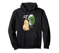 Funny Pug Dinosaur Trex Remember Who You Are Boys Girls Kids Pullover Hoodie