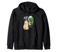Funny Pug Dinosaur Trex Remember Who You Are Boys Girls Kids Zip Hoodie