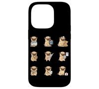 Funny Pug Doctor Nurse Medical Puppy Cartoon Case for iPhone 14 Pro