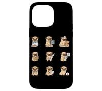 Funny Pug Doctor Nurse Medical Puppy Cartoon Case for iPhone 14 Pro Max
