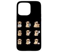 Funny Pug Doctor Nurse Medical Puppy Cartoon Case for iPhone 15 Pro Max